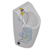 Villeroy & Boch Аксессуары Система ProDetect 2 для писсуара, 279 x 380 x 39 mm 9190B100