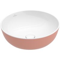 Villeroy & Boch Artis Раковина для установки на столешницу, 430 x 430 x 130 mm, Powder (паудер), без перелива, нешлифованный, 417943BCT0