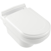 Унитаз подвесной (без сиденья) Villeroy & Boch Hommage CeramicPlus 6661B0R1