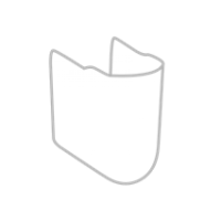 Villeroy & Boch O.novo Полупьедестал, 225 x 320 x 290 mm, Альпийский белый 52660001