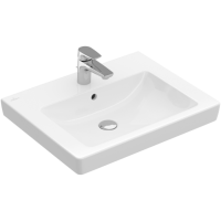 Villeroy & Boch Subway 2.0 Pаковина, 600 x 470 x 150 mm, Альпийский белый, с переливом, нешлифованный 7113F001