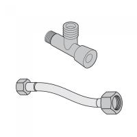 Комплект Villeroy & Boch ViClean для подключения воды 8x34x2 см V9901900