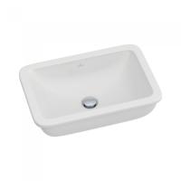 Раковина под столешницу Villeroy & Boch Loop & Friends 540 x 340 x 185 mm, Альпийский белый CeramicPlus, с переливом 616300R1