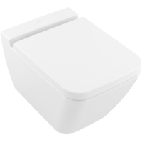 Villeroy & Boch Finion Унитаз с открытым смывным краем, настенный, с DirectFlush, Альпийский белый CeramicPlus 4664R0R1
