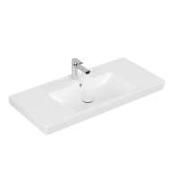 Villeroy & Boch Subway 2.0 Pаковина для установки на тумбу, 1000 x 480 x 180 mm, Альпийский белый CeramicPlus, с переливом, нешлифованный 7175A0R1