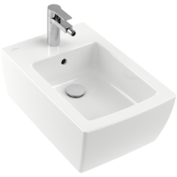 Villeroy & Boch Memento 2.0 Биде, настенный, 375 x 560 mm, Альпийский белый CeramicPlus 443300R1