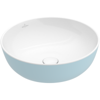 Villeroy & Boch Artis Раковина для установки на столешницу, 430 x 430 x 130 mm, Fog (фог), без перелива, нешлифованный, 417943BCW0