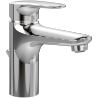 Villeroy & Boch O.novo Start Смеситель для раковины однорычажный с комплектом слива со стяжкой, Хром TVW10510111061