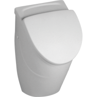 Villeroy & Boch O.novo Писсуар компактный, с отверстиями для крепежа крышки, с меткой, Скрытый подвод воды, 290 x 245 mm, Альпийский белый, 75570601