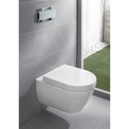 Сиденье для унитаза Villeroy & Boch Subway 2.0 с крышкой SoftClosing QuickRelease 9M68S101