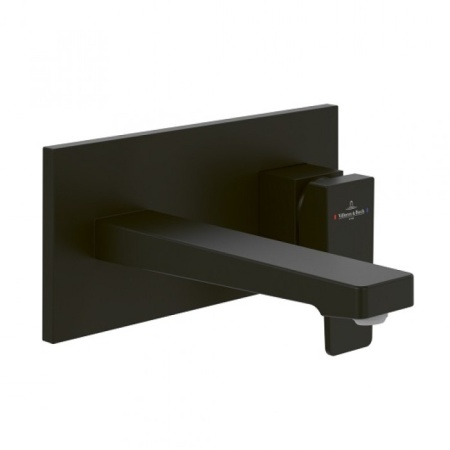 Смеситель Villeroy & Boch Architectura Square TVW125003000K5 для раковины, черный матовый TVW125003000K5