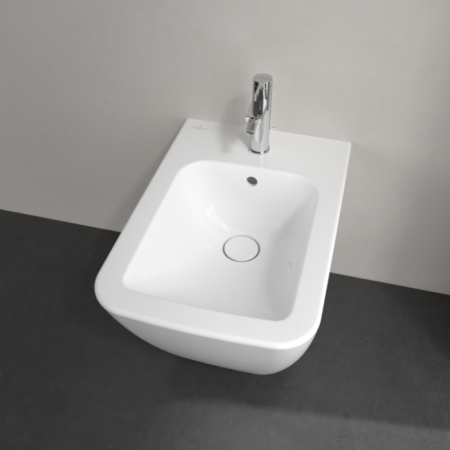 Биде Villeroy & Boch Finion подвесное Альпийский белый CeramicPlus 446500R1