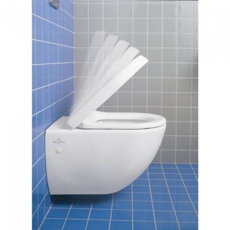 Сиденье для унитаза SlimSeat-Wrapover Villeroy & Boch Venticello с крышкой SoftClosing QuickRelease 9M79S101