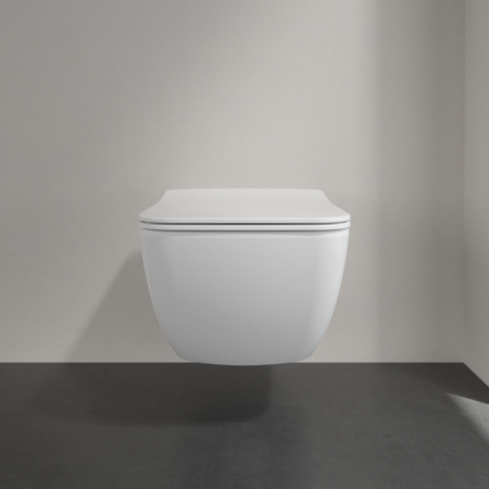 Унитаз подвесной с сиденьем Villeroy & Boch Venticello CeramicPlus 4611RLR1