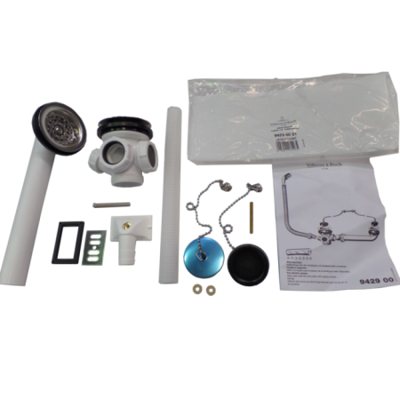 Villeroy & Boch Аксессуары Комплект перелива, 211 x 283 x 86,5 mm, Хромированный 94290061