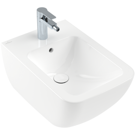 Биде Villeroy & Boch Venticello подвесное Альпийский белый CeramicPlus 441100R1