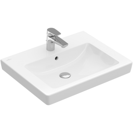 Villeroy & Boch Subway 2.0 Pаковина, 600 x 470 x 150 mm, Альпийский белый, с переливом, нешлифованный 7113F001