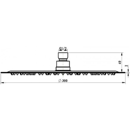 Villeroy & Boch Универсальные душевые устройства Ливневая насадка для душа TVC00040130061
