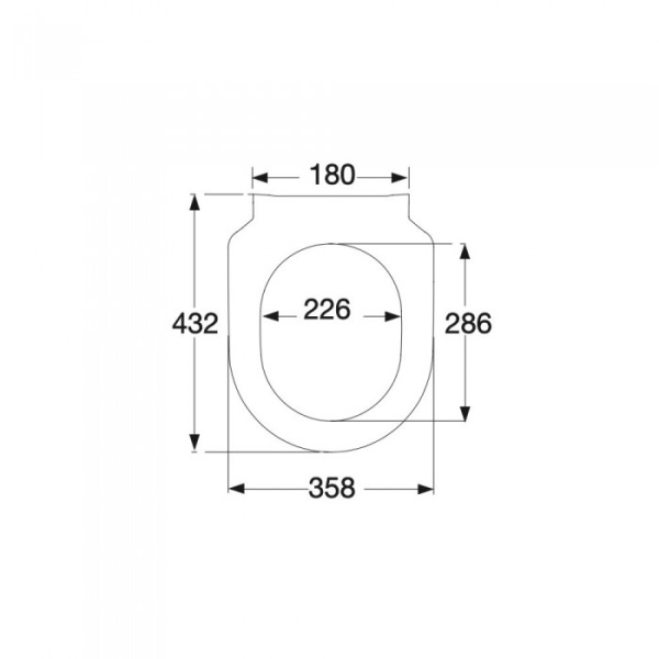 Сиденье для унитаза SlimSeat Villeroy & Boch Subway 2.0 с крышкой SoftClosing QuickRelease 9M78S101
