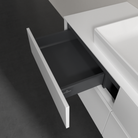 Villeroy & Boch Collaro Тумба под раковину, с подсветкой, 4 выдвижных ящика, 1200 x 548 x 500 mm, Glossy White / Glossy White C081B0DH