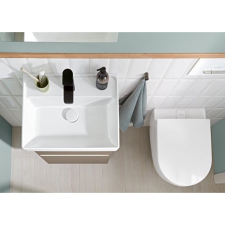 Сиденье для унитаза Villeroy & Boch Subway 2.0 с крышкой SoftClosing QuickRelease 9M68S101