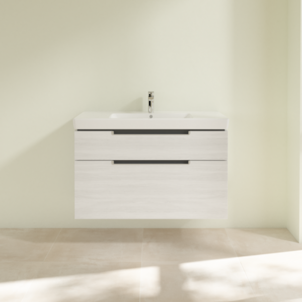Villeroy & Boch Subway 2.0 Тумба под раковину, 2 выдвижных ящика, 987 x 590 x 449 mm, White Wood A91500E8