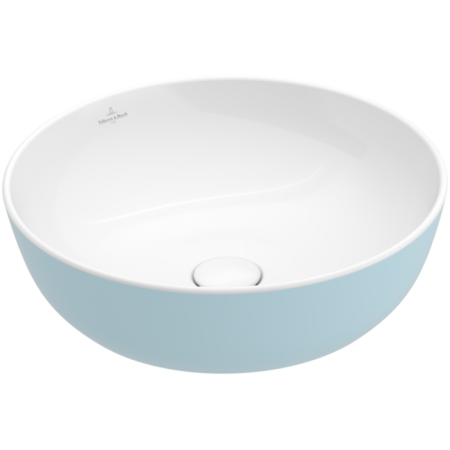 Villeroy & Boch Artis Раковина для установки на столешницу, 430 x 430 x 130 mm, Fog (фог), без перелива, нешлифованный, 417943BCW0