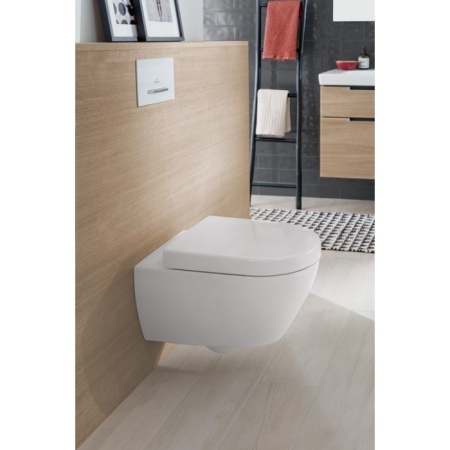 Сиденье для унитаза Villeroy & Boch Subway 2.0 с крышкой SoftClosing QuickRelease 9M68S101