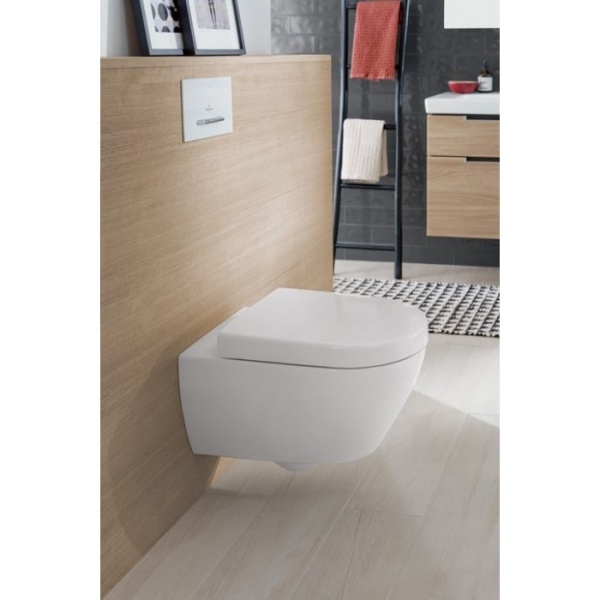 Villeroy & Boch Subway 2.0 Унитаз с открытым смывным краем, настенный, с DirectFlush, Альпийский белый 5614R001