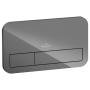 Клавиша (кнопка) смыва Villeroy & Boch ViConnect стеклянная, цвет глянцевый серый 922400RA
