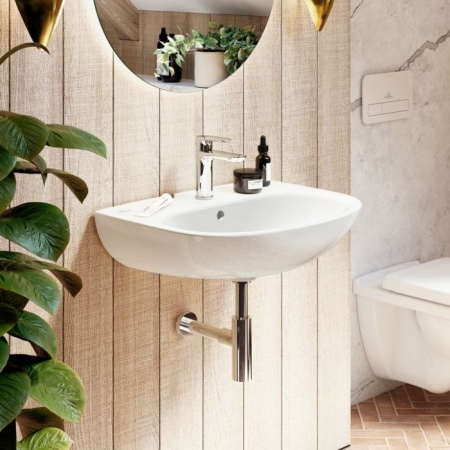 Клавиша (кнопка) смыва Villeroy & Boch ViConnect стеклянная, цвет глянцевый белый 922400RE