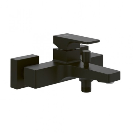 Смеситель Villeroy & Boch Architectura Square TVT125001000K5 для ванны, черный матовый TVT125001000K5