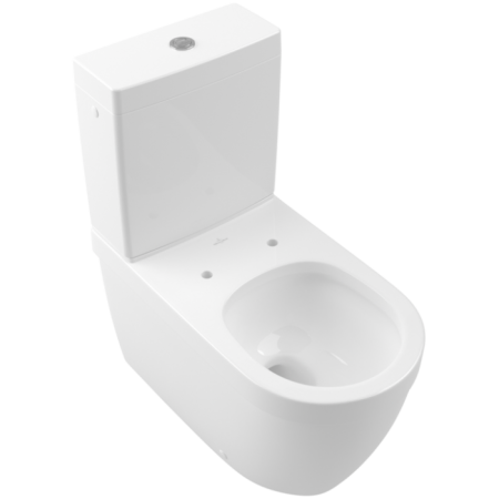 Villeroy & Boch Architectura Унитаз-компакт с открытым смывным краем, напольный, с DirectFlush, Альпийский белый 5691R001