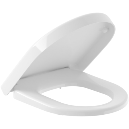 Villeroy & Boch Subway 2.0 Сиденье с крышкой для унитаза с короткой базой, с функцией автоматического опускания (SoftClosing), со снимаемым сиденьем (QuickRelease), Альпийский белый 9M69S101