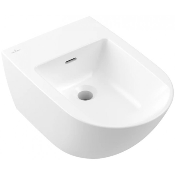 Villeroy & Boch Subway 3.0 Биде, настенный, 375 x 560 mm, Stone White CeramicPlus 447000RW