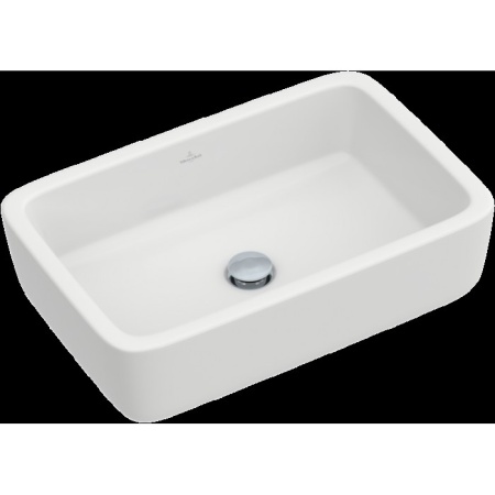 Villeroy & Boch Architectura Раковина для установки на столешницу, 600 x 400 x 170 mm, Альпийский белый, без перелива, нешлифованный 41276101