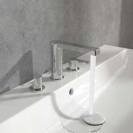 Смеситель для ванны или раковины Villeroy & Boch Architectura двухвентильный TVW10310811061