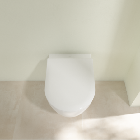 Сиденье для унитаза SlimSeat Villeroy & Boch Avento с крышкой SoftClosing QuickRelease 9M87S101
