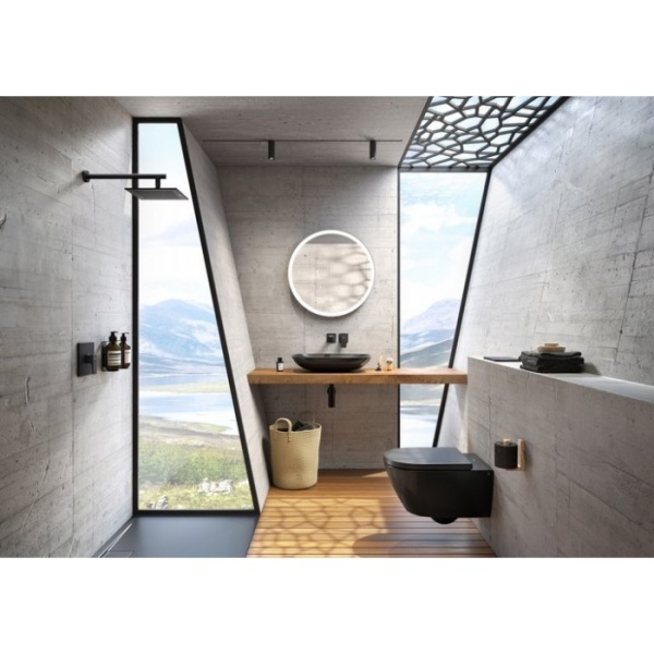 Клавиша (кнопка) смыва Villeroy & Boch ViConnect матовый черный 922490AN