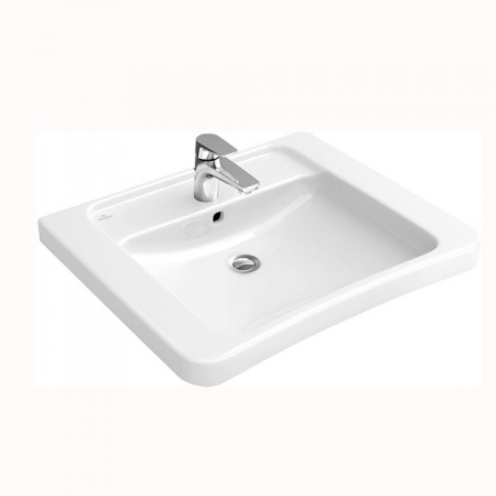 Раковина Villeroy & Boch Omnia Architectura 517865R1 65х55 см альпийский белый, CeramicPlus 517865R1