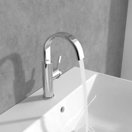 Смеситель для раковины Villeroy & Boch Dawn с боковым рычагом TVW10611615161