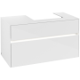 Villeroy & Boch Collaro Тумба под раковину, с подсветкой, 2 выдвижных ящика, 1000 x 548 x 500 mm, Glossy White / Glossy White C015B0DH
