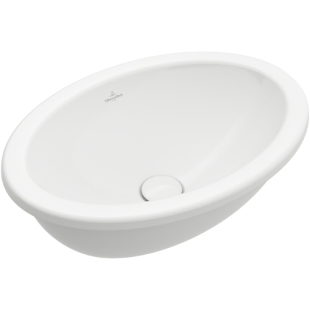 Villeroy & Boch Loop & Friends Встраиваемая раковина, 505 x 360 x 185 mm, Альпийский белый, с переливом, нешлифованный 4A610001