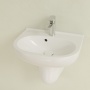 Villeroy & Boch O.novo Раковина компактная, 500 x 400 x 180 mm, Альпийский белый, с переливом, нешлифованный 53605001