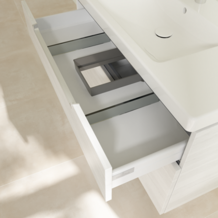 Villeroy & Boch Subway 2.0 Тумба под раковину, 2 выдвижных ящика, 987 x 590 x 449 mm, White Wood A91500E8