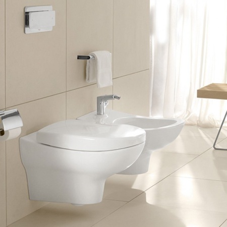 Чаша для унитаза подвесного Villeroy & Boch My Nature 561010R1 белый альпин CeramicPlus 561010R1