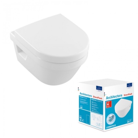 Унитаз подвесной Villeroy & Boch Architectura 4687HR01 альпийский белый 4687HR01