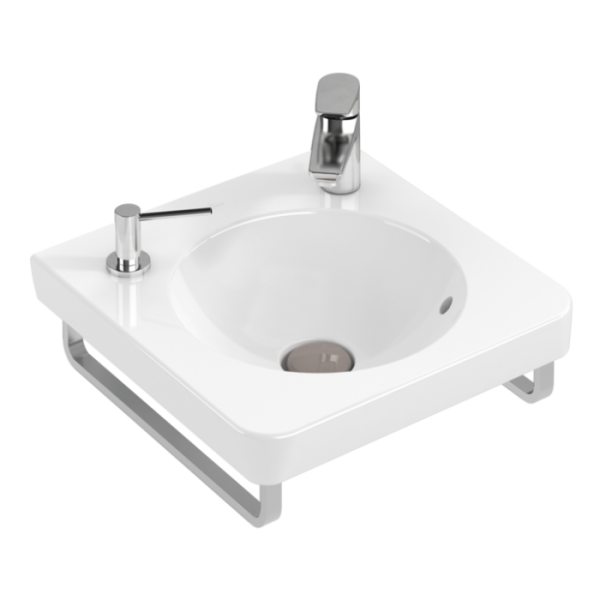 Villeroy & Boch Аксессуары Держатель для полотенец, 20 x 399 x 75 mm, нержавеющая сталь полированная 929640D7