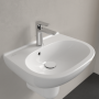 Villeroy & Boch O.novo Раковина компактная, 500 x 400 x 180 mm, Альпийский белый, с переливом, нешлифованный 53605001