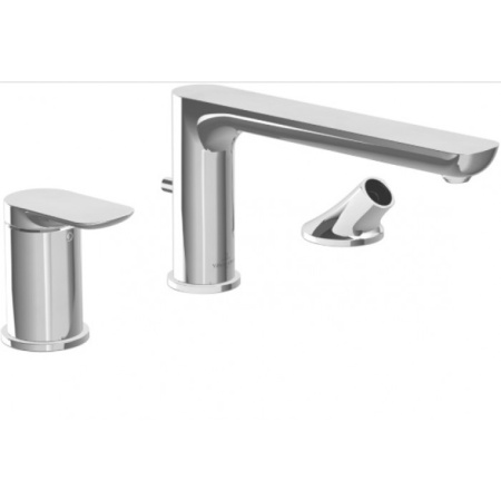 Villeroy Boch O.novo TVT10400200061 Смеситель для ванны двухвентильный настенный хром